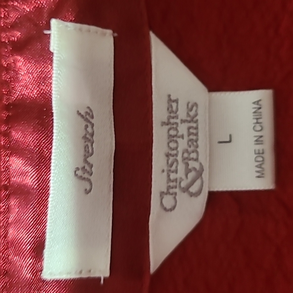 Christopher & Banks Long Sleeve Strech Shirt - Picture 8 of 8